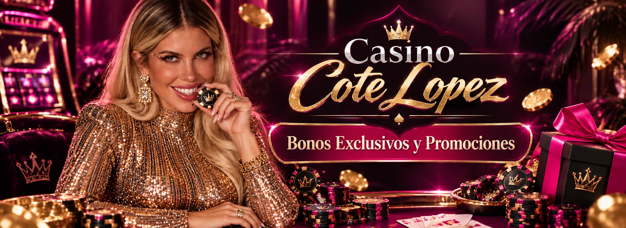 Bono de bienvenida de Casino Cote Lopez: 100% hasta $500.000 CLP y 150 giros gratis